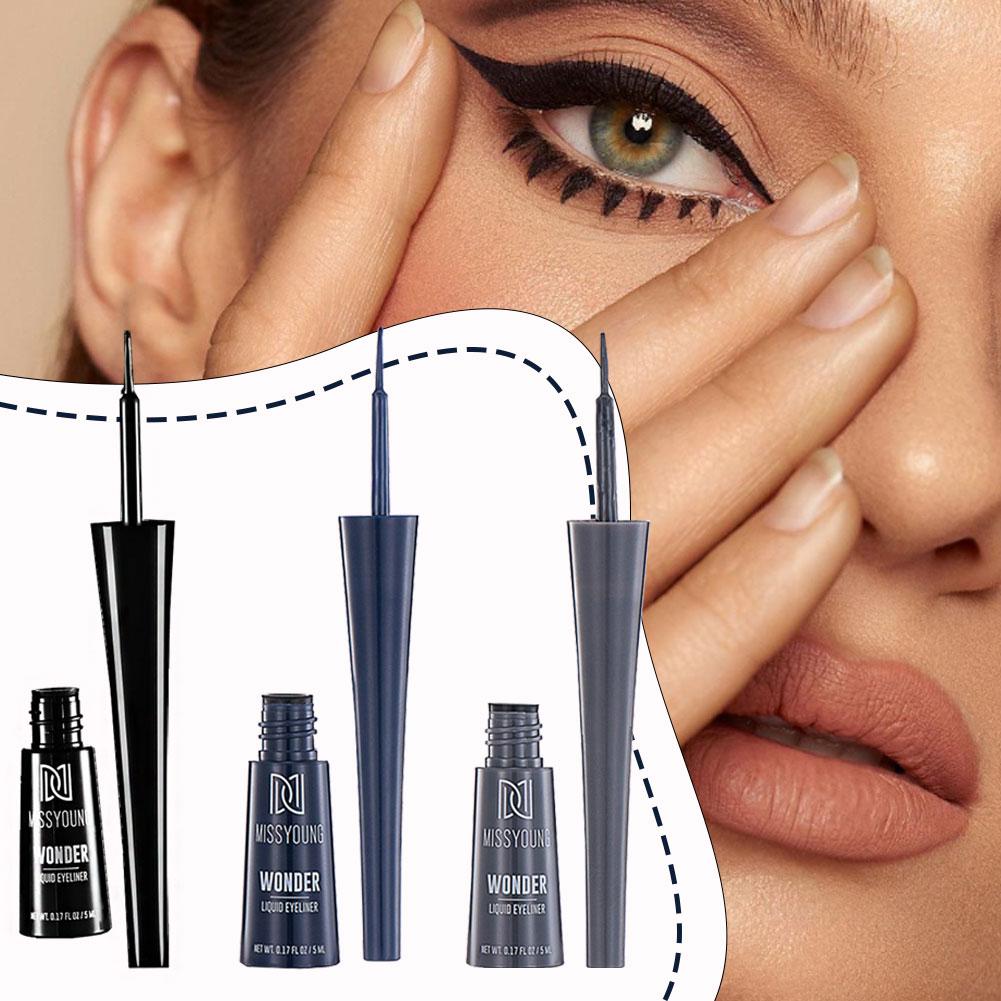 Waterproof Liquid Eyeliner Pen - シールリキッドアイライナーペン 防水速乾 ブラックアイライナーペンシル アイライナー化粧品 超極細チップ 長持ちアイライナー