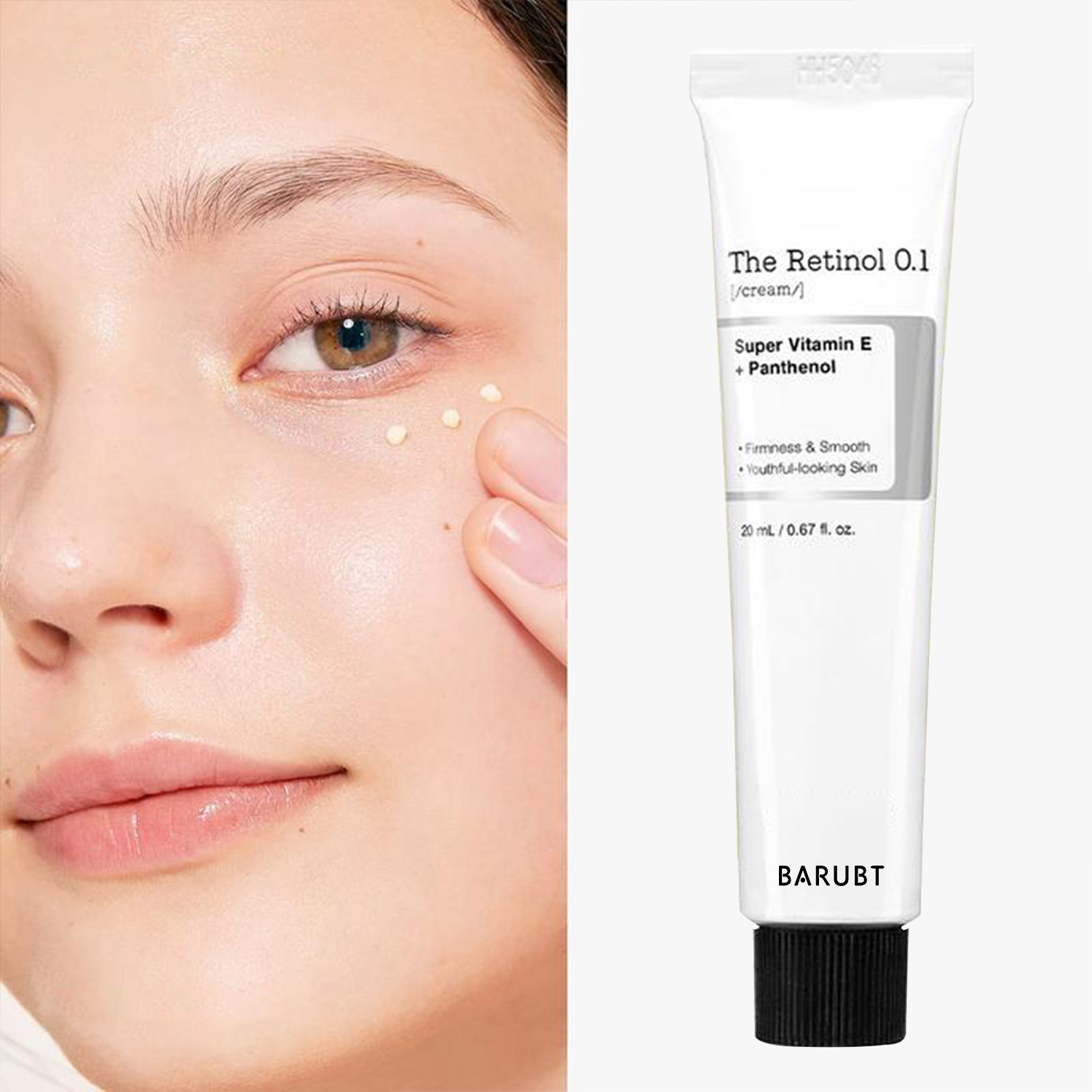 Retinol Anti Wrinkle Cream - レチノール0.1%クリーム、レチノイド配合のアンチエイジング目元＆首元クリーム、肌の引き締め、シワの軽減、肌のハリを高めるクリーム