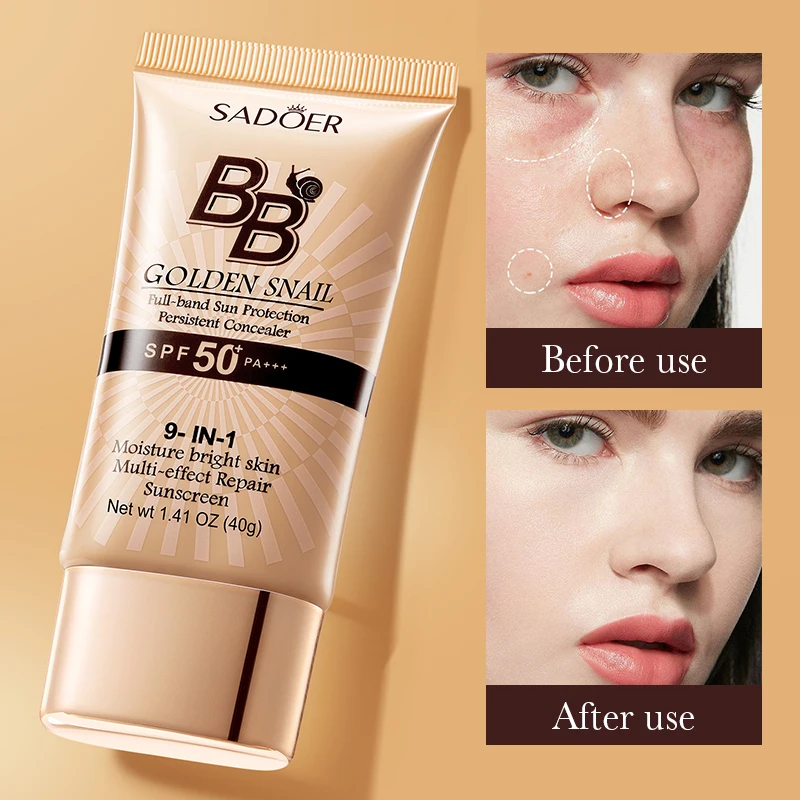 Spf 50 Waterproof Sunscreen - SPF50 日焼け止め BB クリーム フェイス メイクアップ
