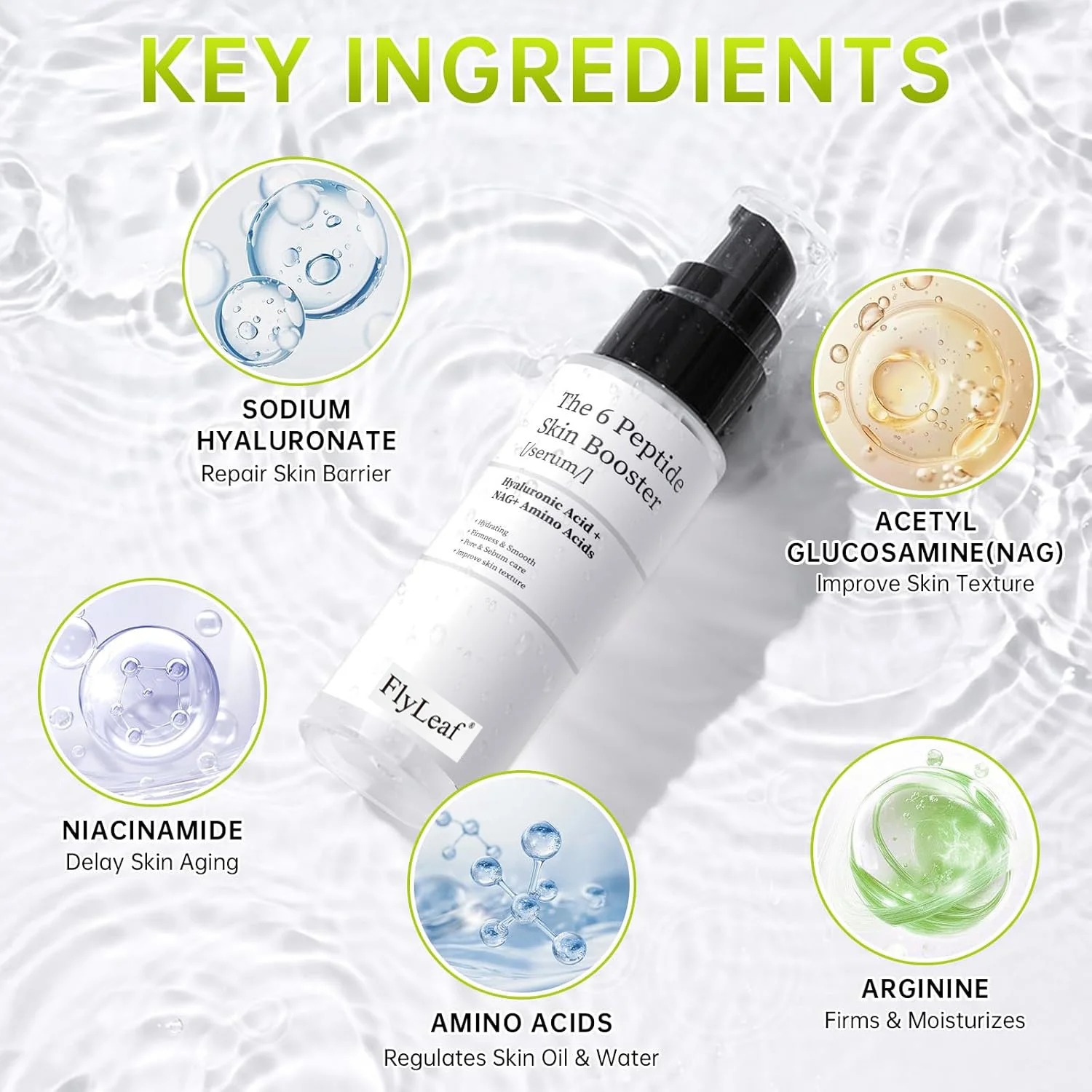 150ml ペプチドスキンブースタートナー フェイシャルセラ - Hyaluronic Acid Facial Serum のレビューと価格