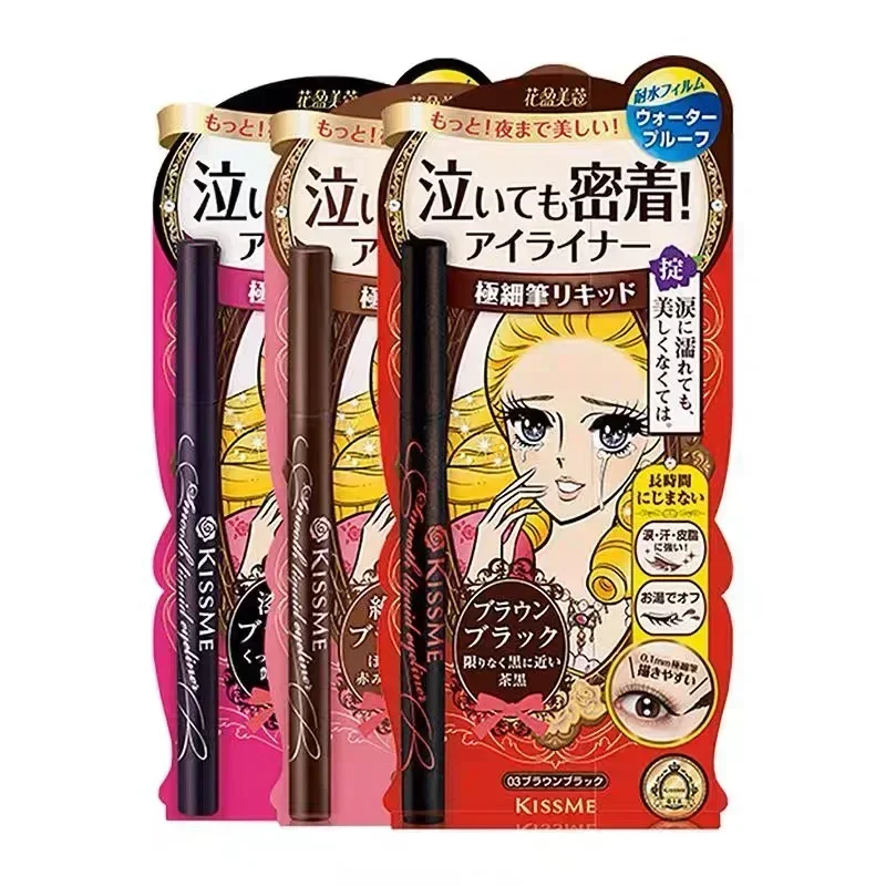 KISS ME メイクアップ速乾性防水黒アイライナー長期持続 - Waterproof Liquid Eyeliner Pen のレビューと価格