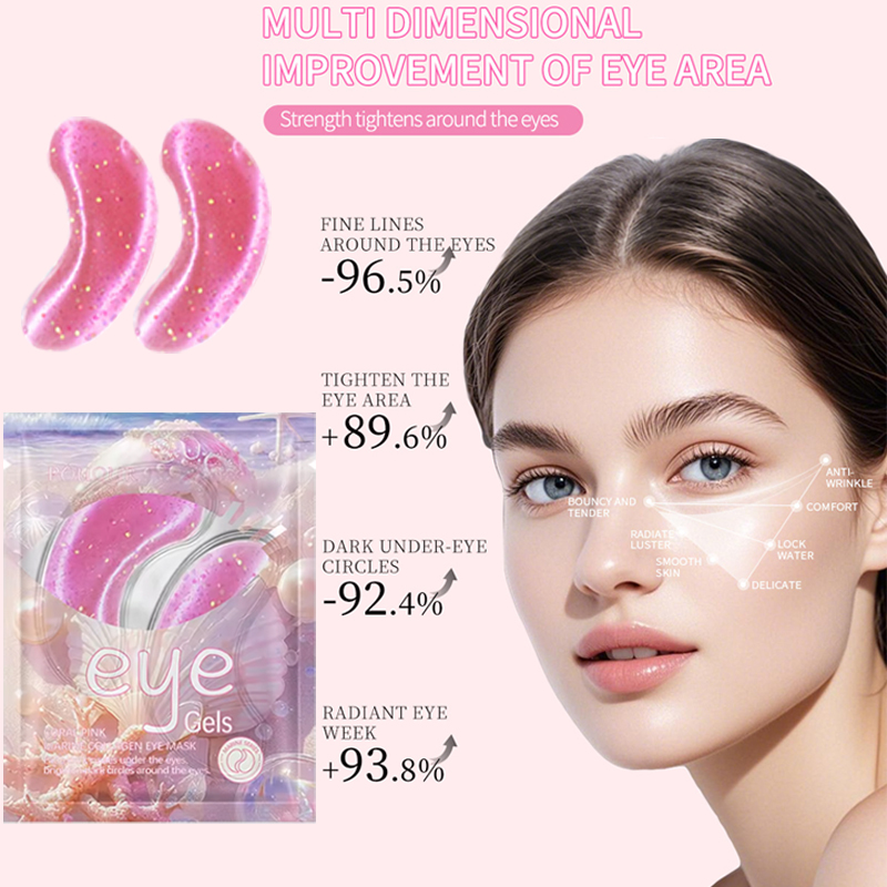 10/20/30 個のコラーゲンアイマスク、肌を引き締め、く - Collagen Under Eye Patches のレビューと価格