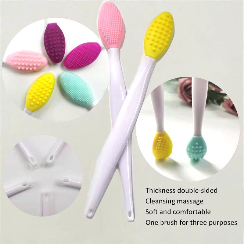 スキンケアリップ角質除去洗顔フェイススクラブ鼻クリーンブラシ - Silicone Face Scrubber Electric のレビューと価格