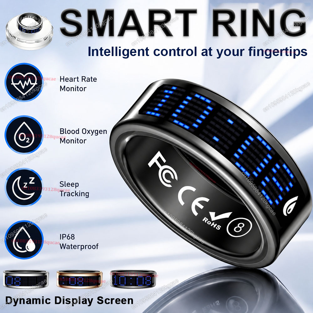 スマートリング ディスプレイ画面 タッチ式着信通知 タスビー - Health Monitors のレビューと価格
