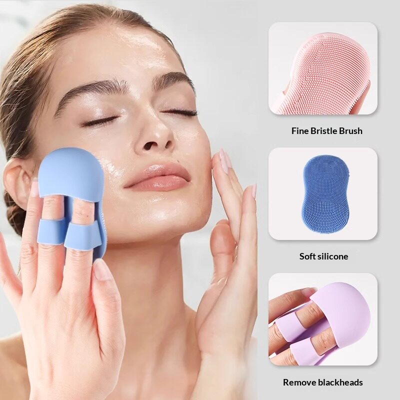 指用シリコン洗顔ブラシ ミニフェイススクラバー 毛穴の黒ずみ - Silicone Face Scrubber Electric のレビューと価格