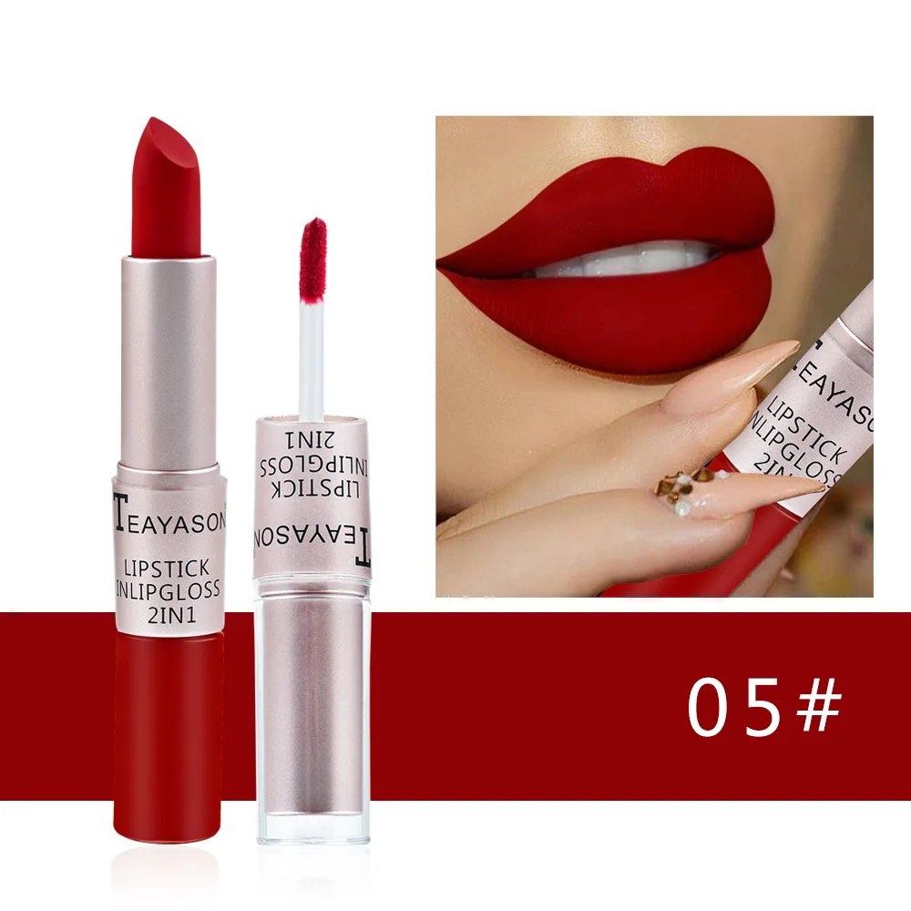防水長持ちマットリップスティック,2 in 1,セクシーリッ - Matte Velvet Lip Tint Long Lasting のレビューと価格