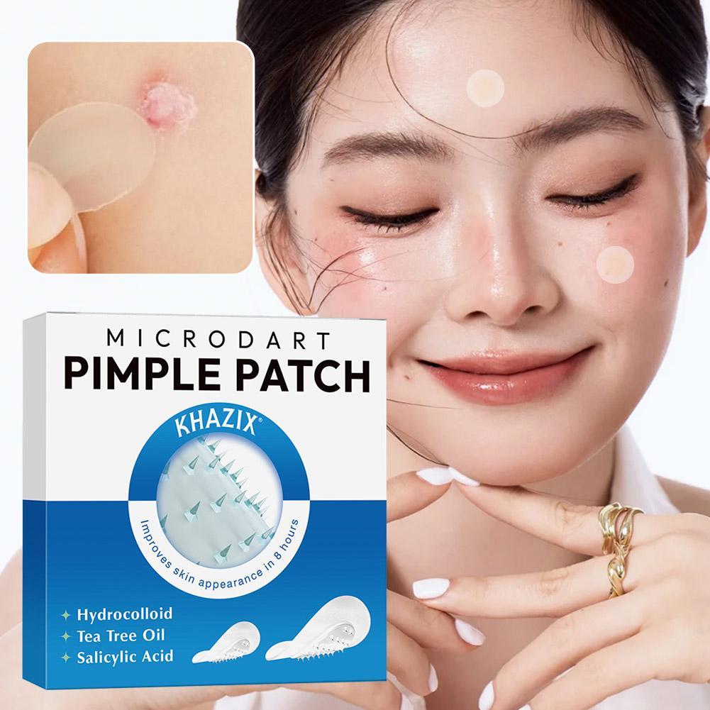 24個入り、透明で目立たないニキビパッチ。ハイドロコロイド素 - Hydrocolloid Pimple Patch のレビューと価格