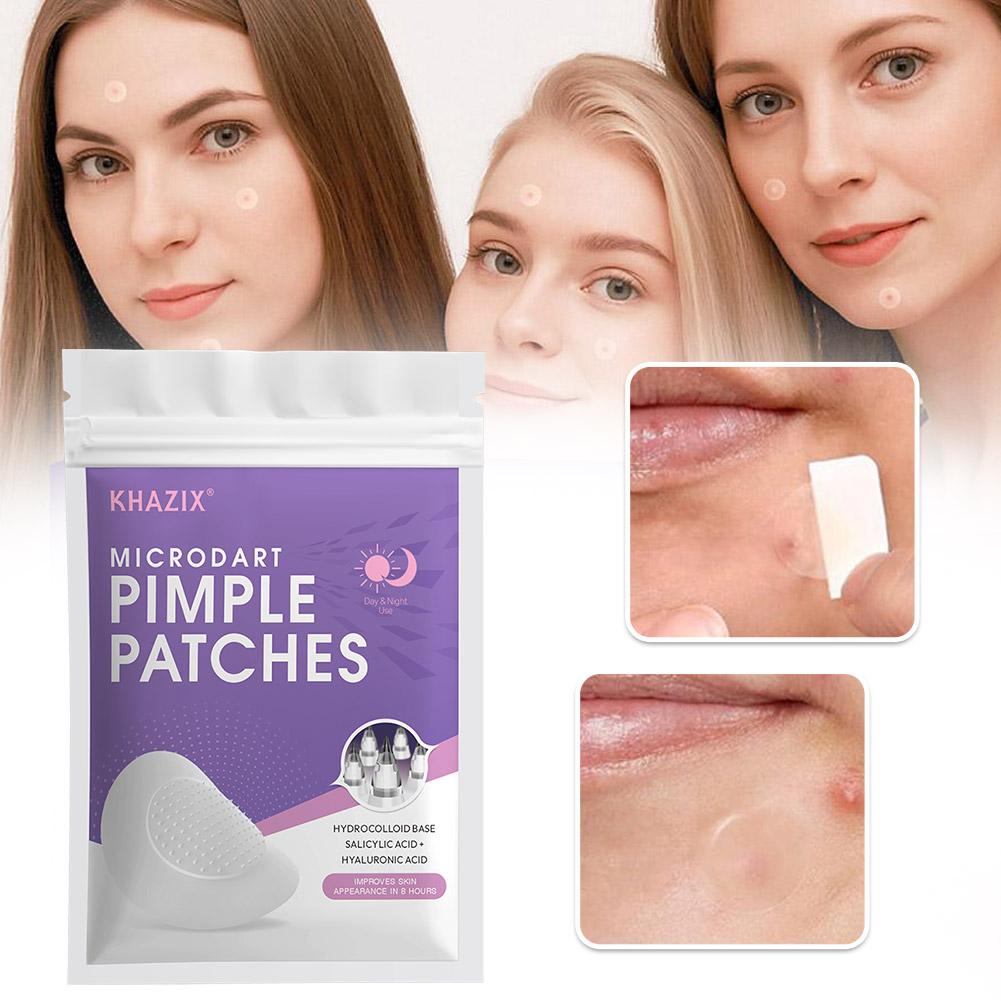 24個入り、透明で目立たないニキビパッチ。ハイドロコロイド素 - Hydrocolloid Pimple Patch のレビューと価格