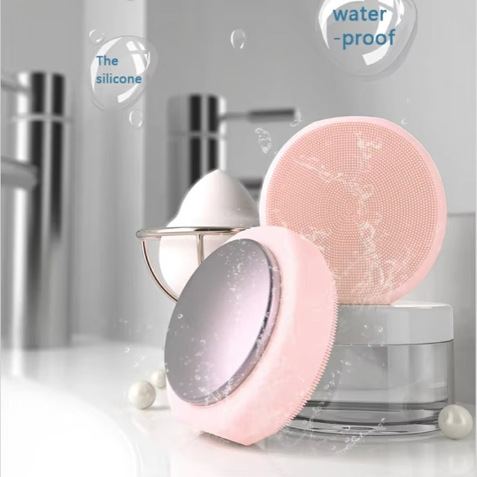 シリコン電動音波振動洗顔ブラシ スパスクラバー 加熱毛穴クリ - Silicone Face Scrubber Electric のレビューと価格