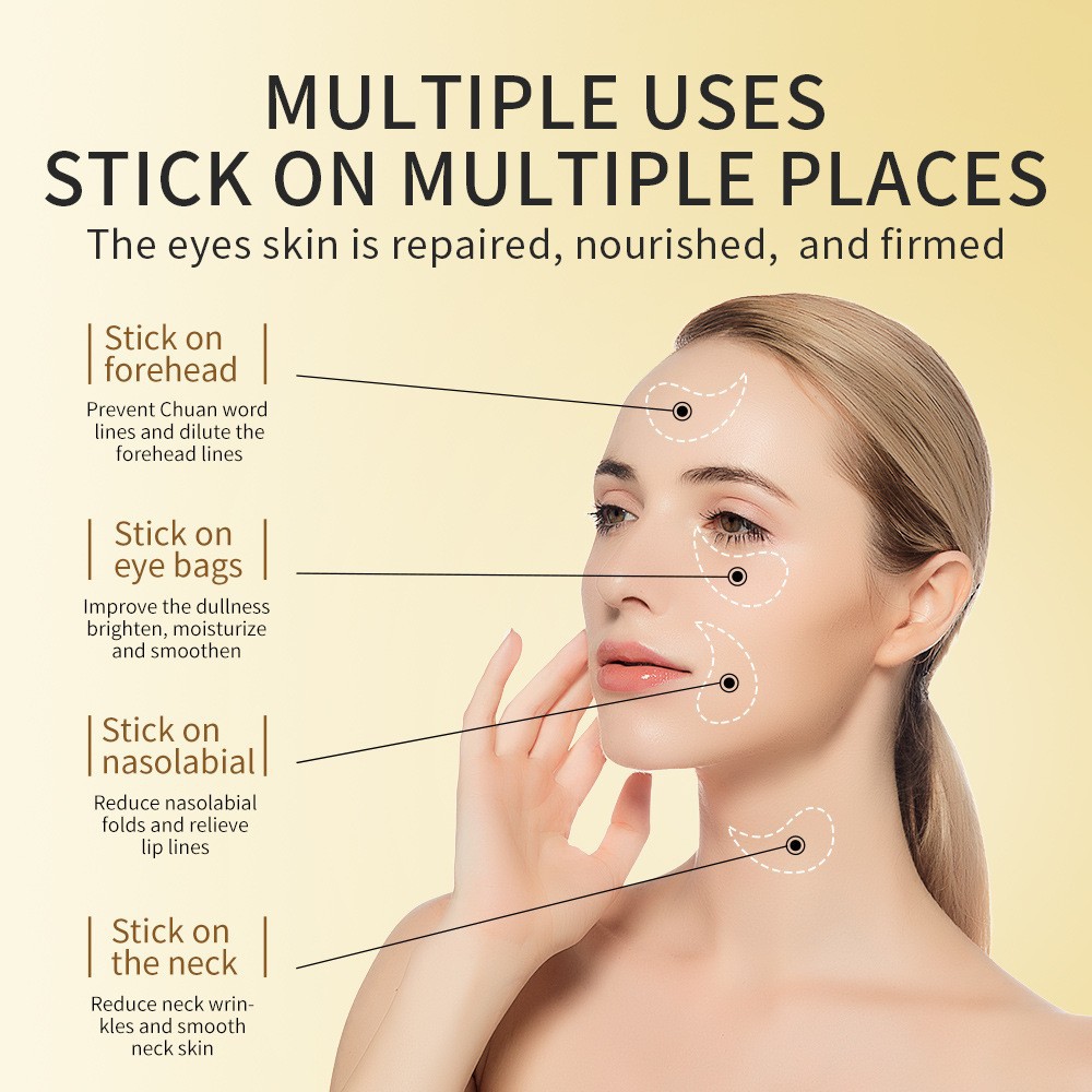 60 個ゴールデンコラーゲンアボカド保湿アイマスク保湿除去く - Collagen Under Eye Patches のレビューと価格