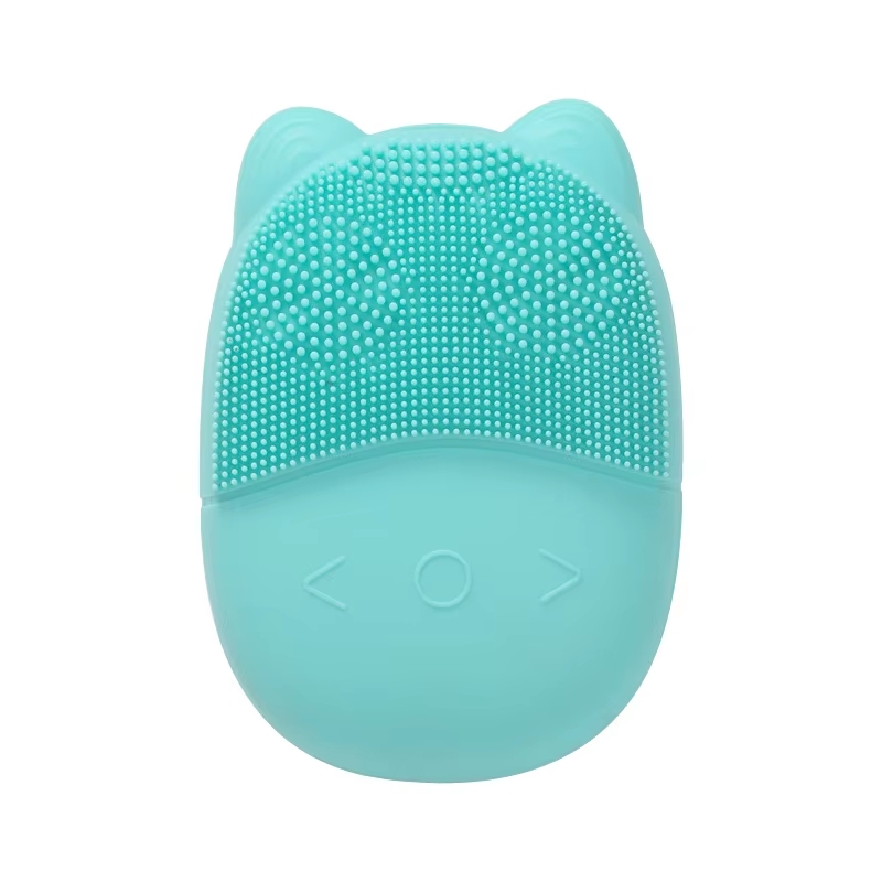 超音波電動洗顔ブラシスキンスクラバー毛穴汚れクレンジングにき - Silicone Face Scrubber Electric のレビューと価格