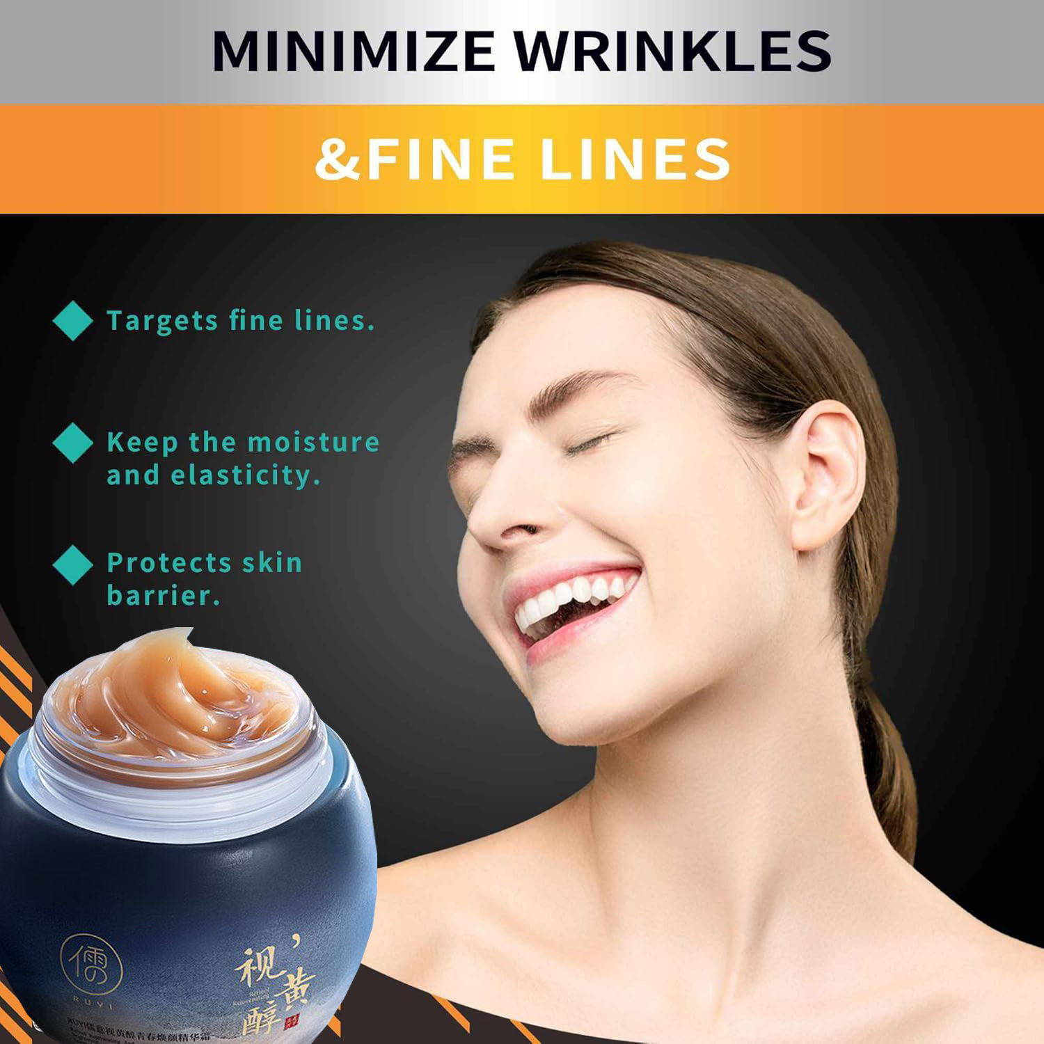 100 グラムレチノールアンチエイジングフェイスクリーム保湿 - Retinol Anti Wrinkle Cream のレビューと価格