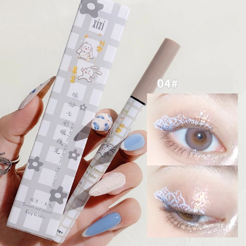 カラフルな液体アイライナーペンシルマット防水ブルーミングしな - Waterproof Liquid Eyeliner Pen のレビューと価格