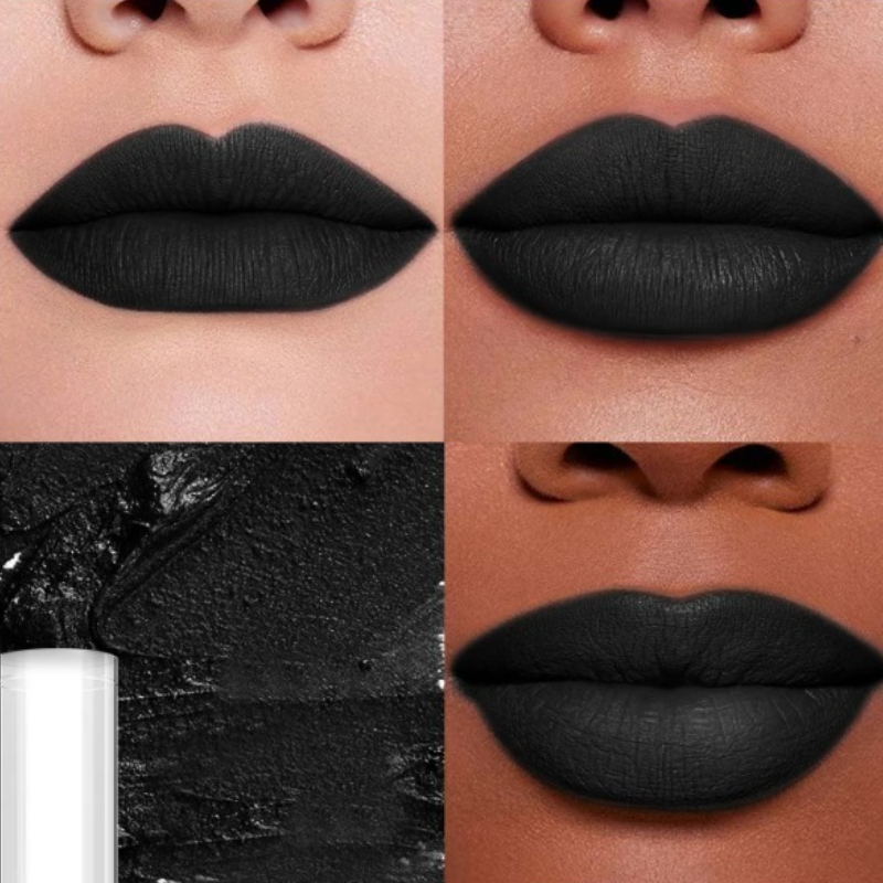 パンクマットブラックリキッドリップスティック防水長期持続パー - Matte Velvet Lip Tint Long Lasting のレビューと価格