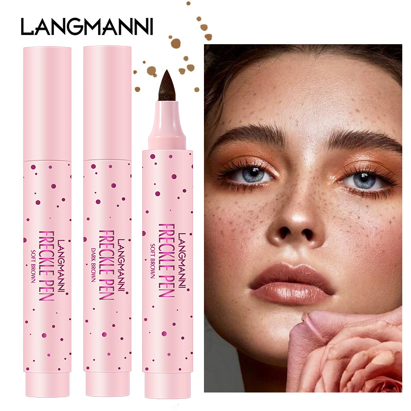 ラングマニー 2色 防水・防汗 イージーカラーそばかすペン  - Waterproof Liquid Eyeliner Pen のレビューと価格