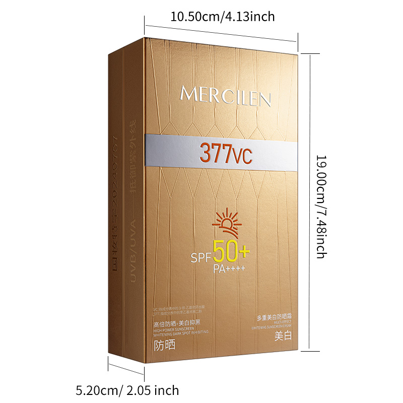 メルシレン日焼け止め 30g、保湿、日焼け防止、肌のトーンア - Spf 50 Waterproof Sunscreen のレビューと価格