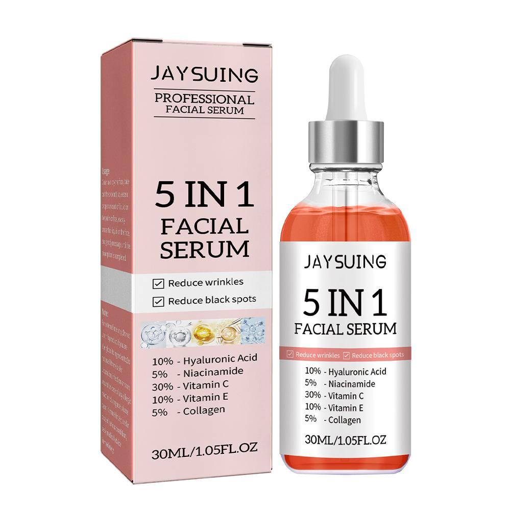 5 in 1 ビタミンC＆ヒアルロン酸フェイスセラム、引き締 - Niacinamide Pore Shrinking Essence のレビューと価格
