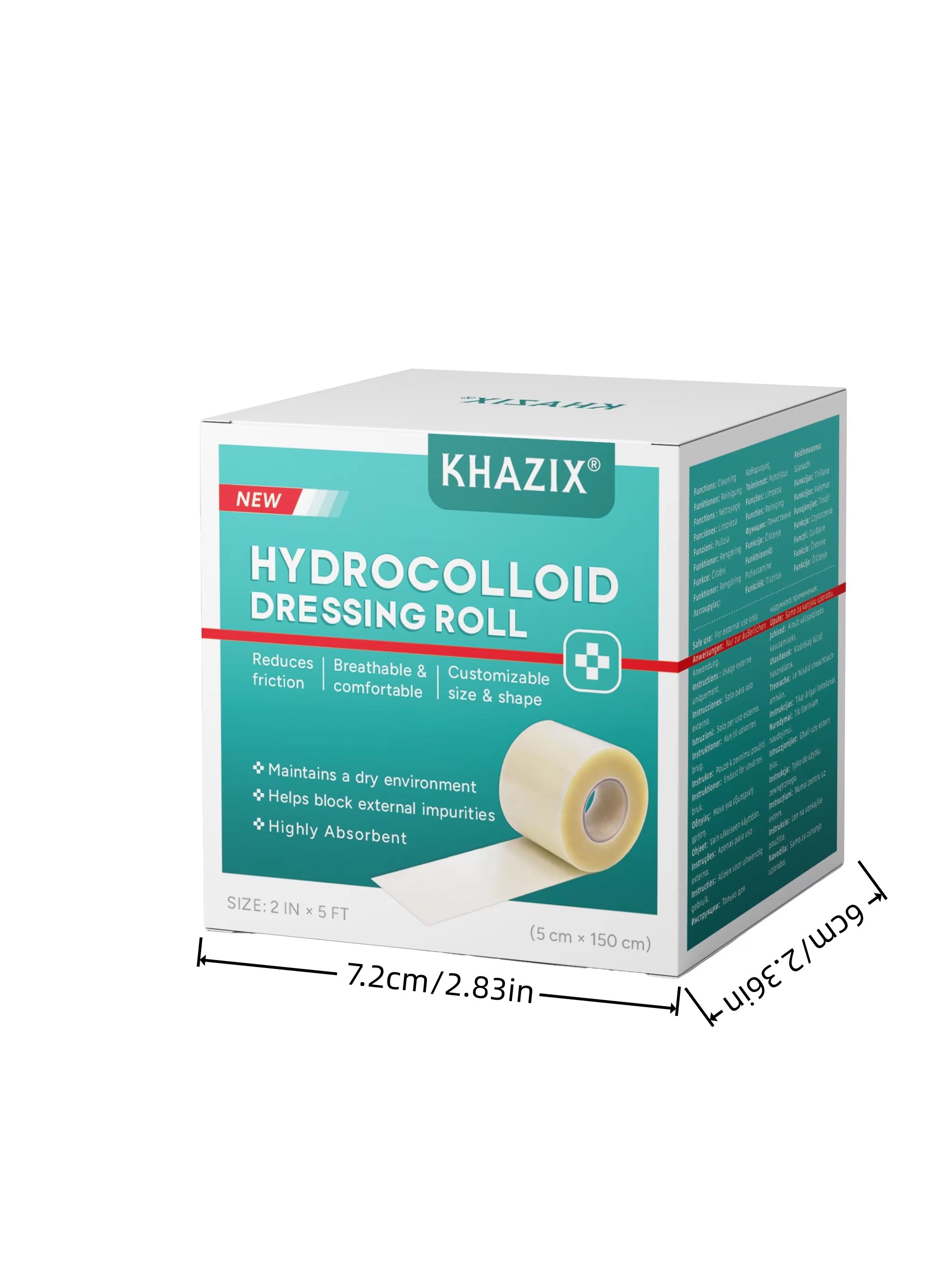 ハイドロコロイド素材のニキビパッチロール。カットして使えるニ - Hydrocolloid Pimple Patch のレビューと価格