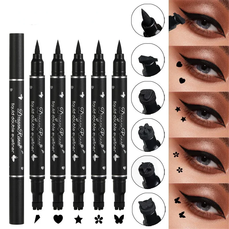 バタフライアイライナーペン,スター,ムーン,スタンプ,長持ち - Waterproof Liquid Eyeliner Pen のレビューと価格