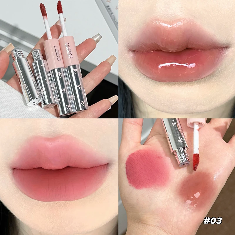QIBEST ダブルヘッドマットベルベットリキッドリップステ - Matte Velvet Lip Tint Long Lasting のレビューと価格