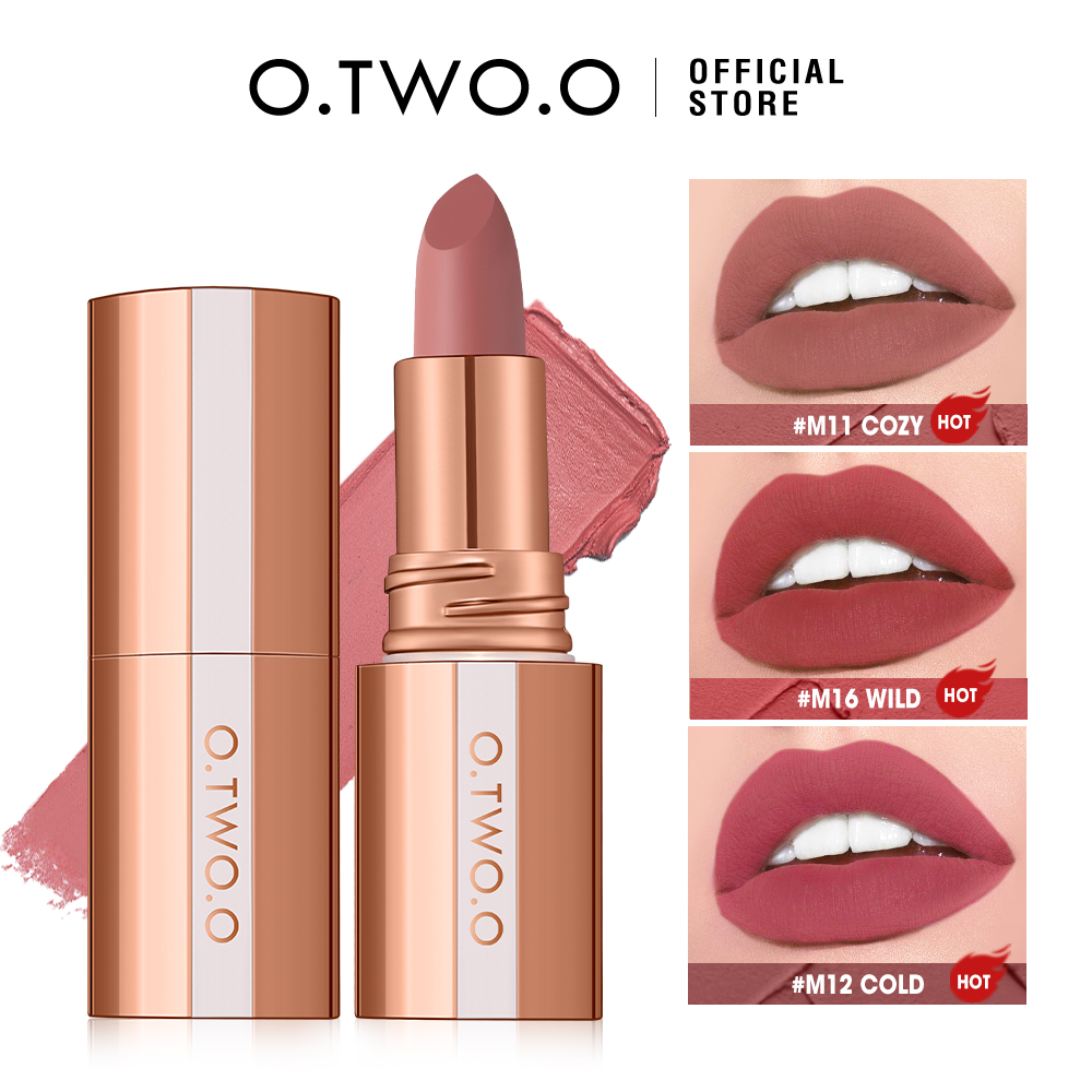 O.TWO.O-マットな口紅,防水性と耐久性,汚れのない,ク - Matte Velvet Lip Tint Long Lasting のレビューと価格