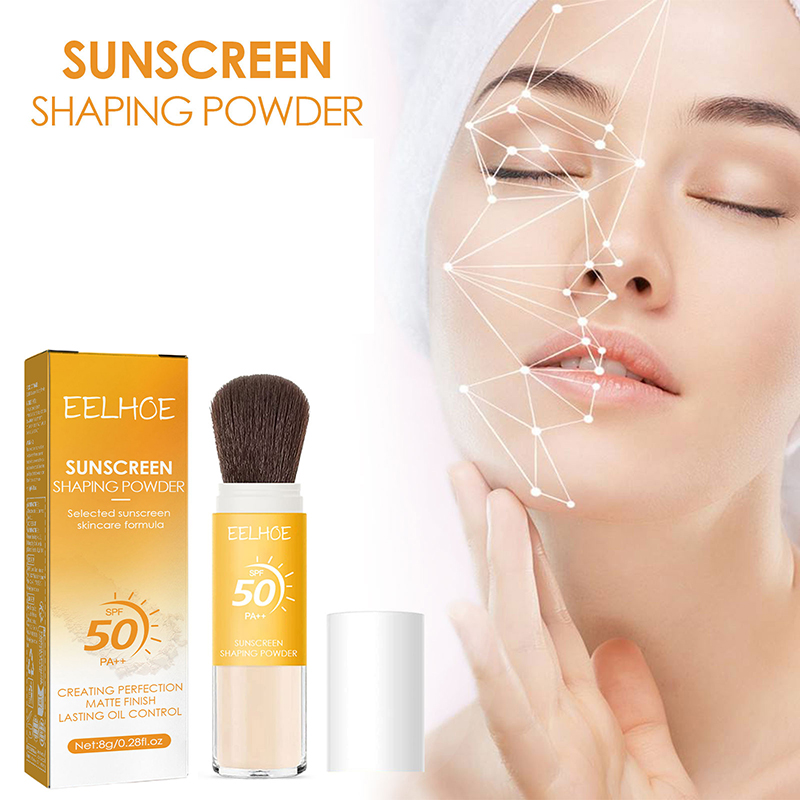 SPF50 日焼け止め設定ルースパウダー顔頭皮防水オイルコン - Spf 50 Waterproof Sunscreen のレビューと価格