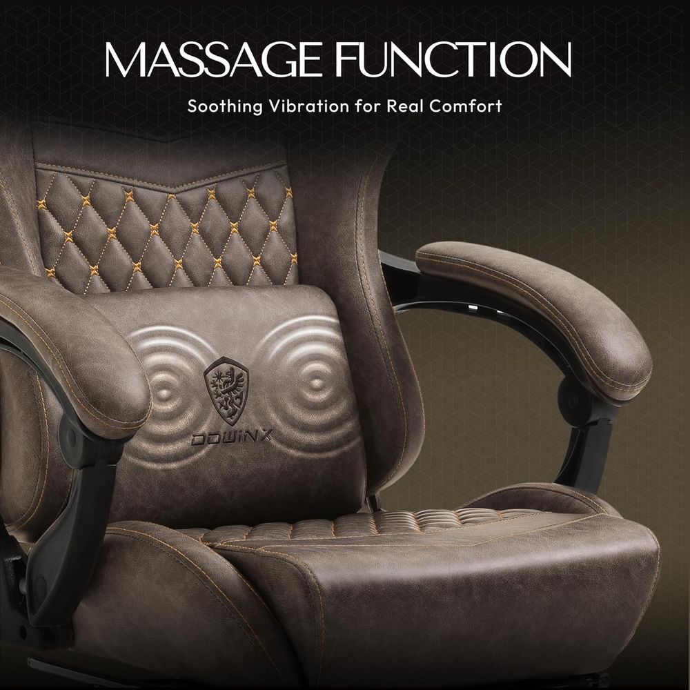 ビッグ＆トール ヴィンテージ ゲーミングチェア 大人用、耐荷 - Massage のレビューと価格