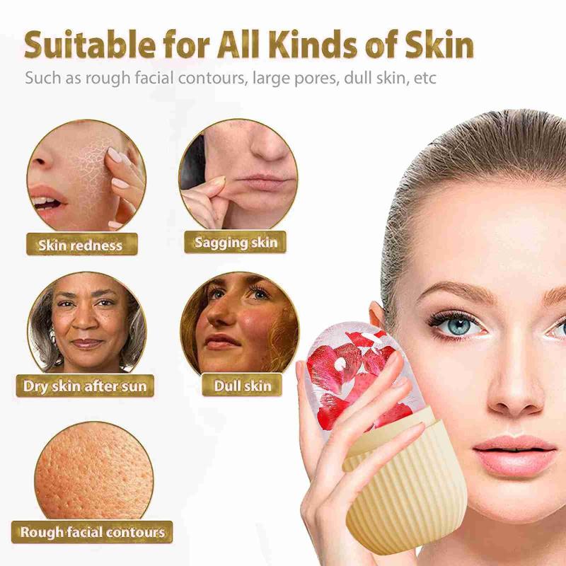 アイスフェイスローラーアイスキューブ美容マッサージシリコーン - Face Ice Roller Puffiness のレビューと価格