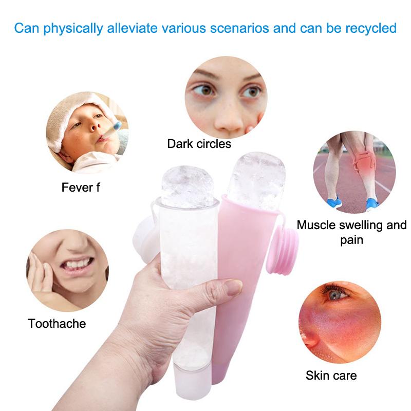 シリコーンキューブトレイ形状アイスローラーフェイスフェイシャ - Face Ice Roller Puffiness のレビューと価格