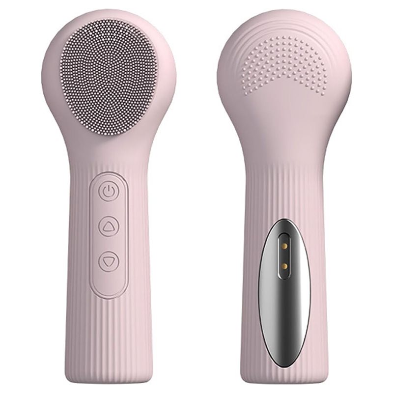 B15C 防水電動洗顔ブラシ、女性向けの熱マッサージ機能を備 - Silicone Face Scrubber Electric のレビューと価格